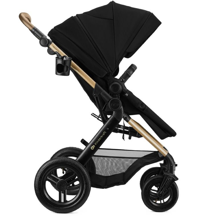 Kinderkraft, Moov 2 XL Air, carucior multifunctional, Pure Black