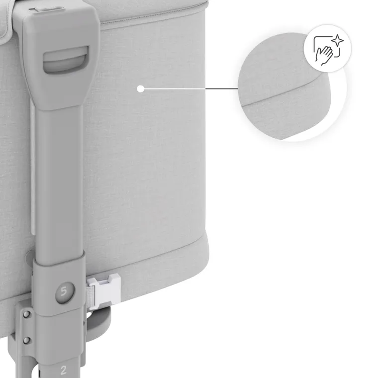 Kinderkraft, Nestee Grow 2, patut suplimentar, light grey