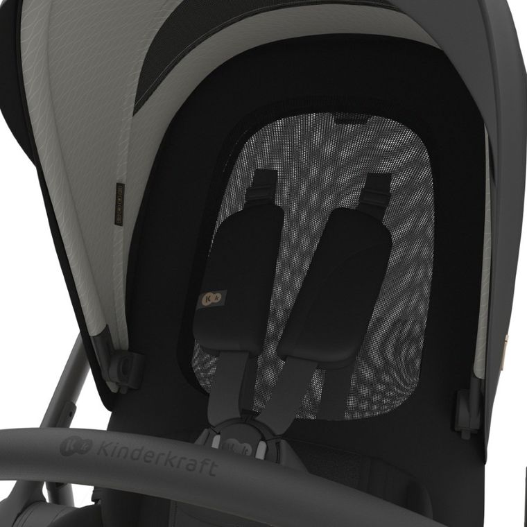Kinderkraft, Prime 3, carucior multifunctional, 3in1, Venezian Black