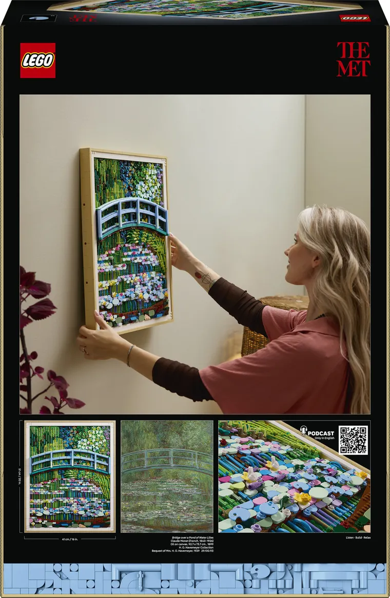 LEGO ART, Claude Monet - Pod peste lac cu nuferi, 31220