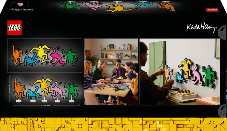 LEGO ART, Keith Haring - Figurine care danseaza, 31216