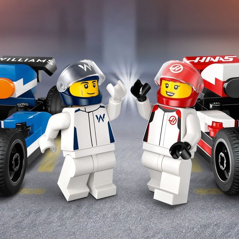 LEGO City, Masini de curse F1 Williams Racing si Haas F1, 60464