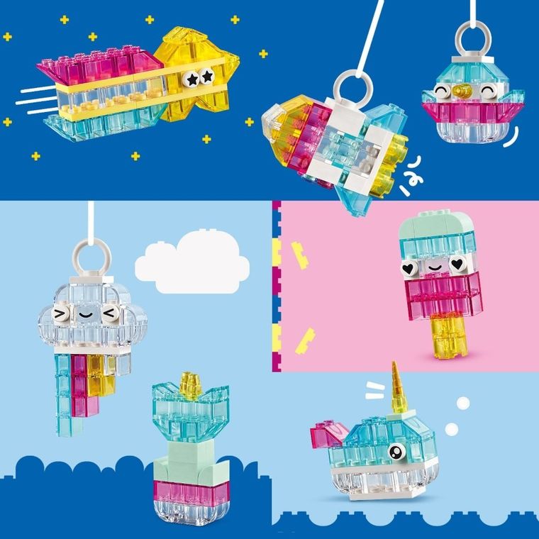 LEGO Classic, Cutie transparenta magica, 11040