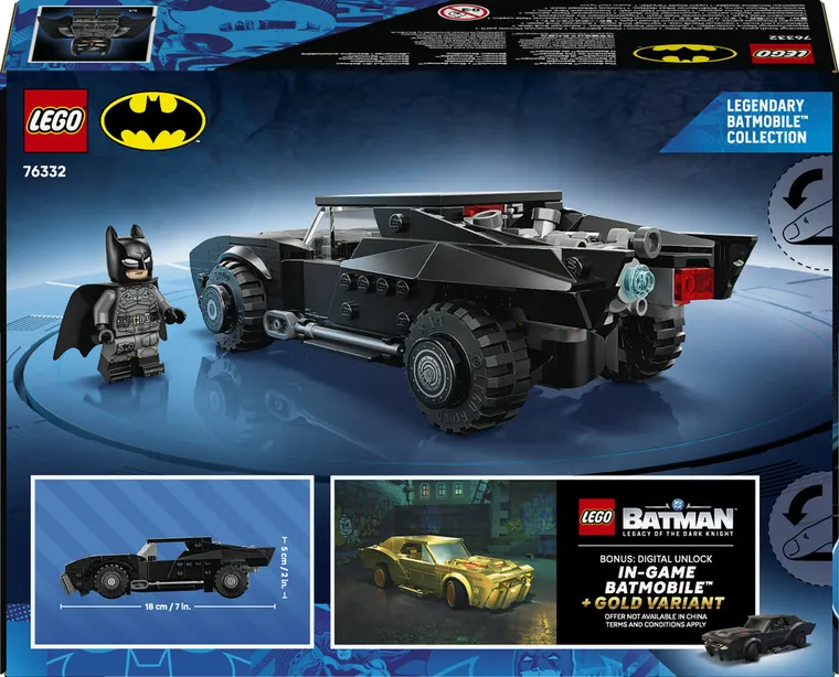LEGO DC Batman, Batmobilul din Batman, 76332