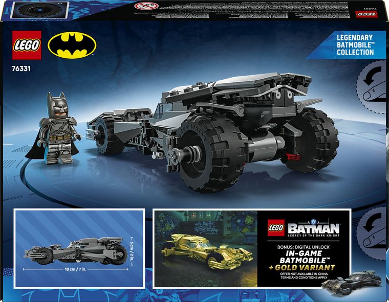 LEGO DC Batman, Batmobilul din Batman vs Superman, 76331