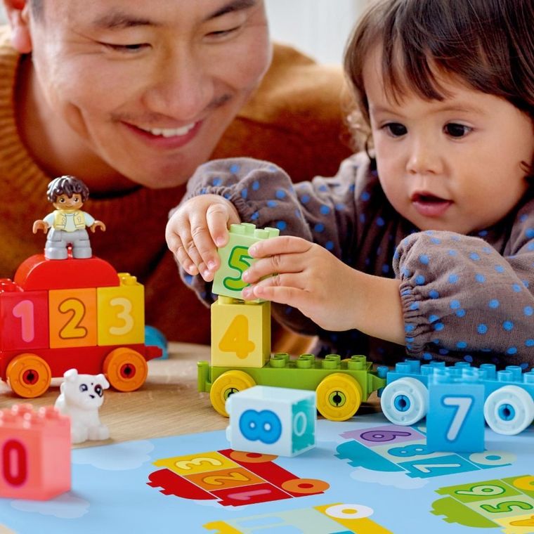 LEGO DUPLO Creative Play, Trenul cu numere - Invata sa numeri, 10954