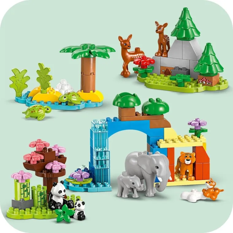 LEGO DUPLO, Familii de animale salbatice 3 in 1, 10446