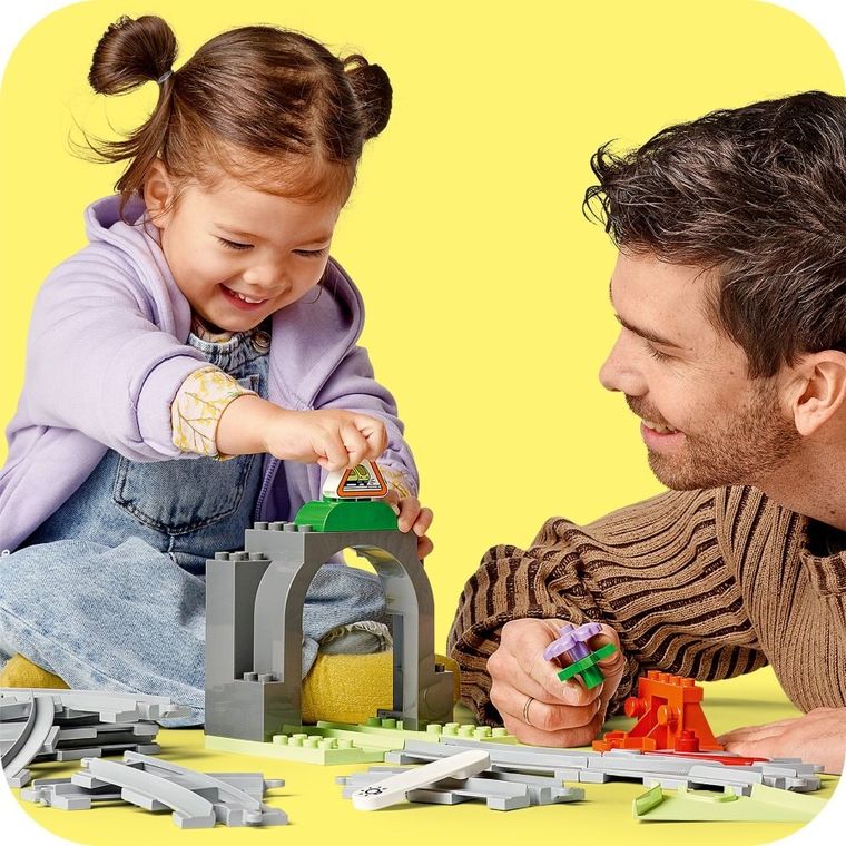 LEGO DUPLO, Set de extindere Tunel si sine de cale ferata, 10425
