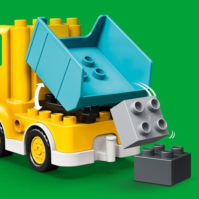 LEGO DUPLO Town, Camion si excavator pe senile, 10931