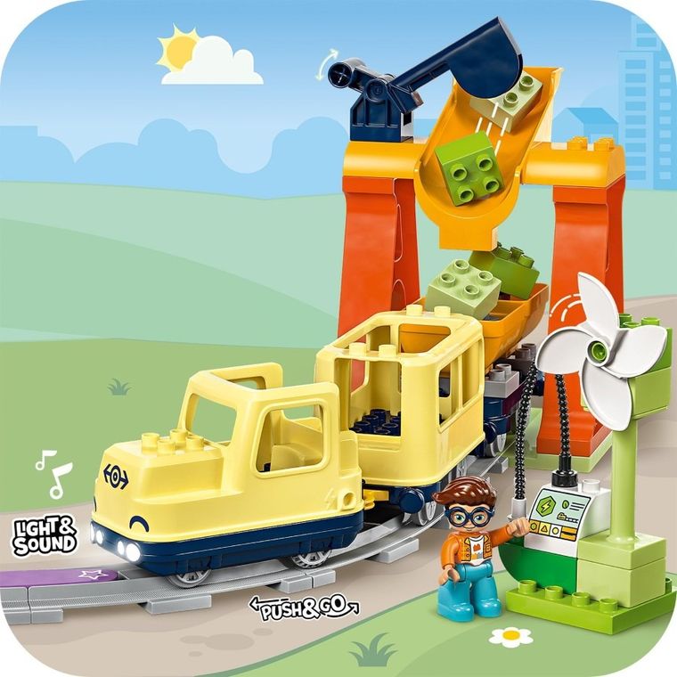 LEGO DUPLO, Tren comunitar mare si interactiv, 10428