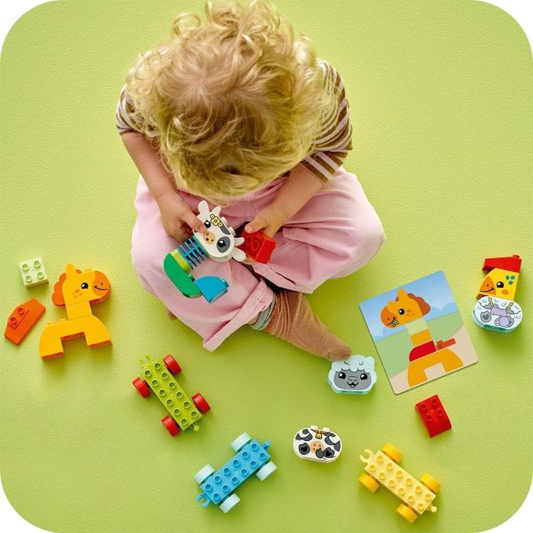 LEGO DUPLO, Tren cu animale, 10412