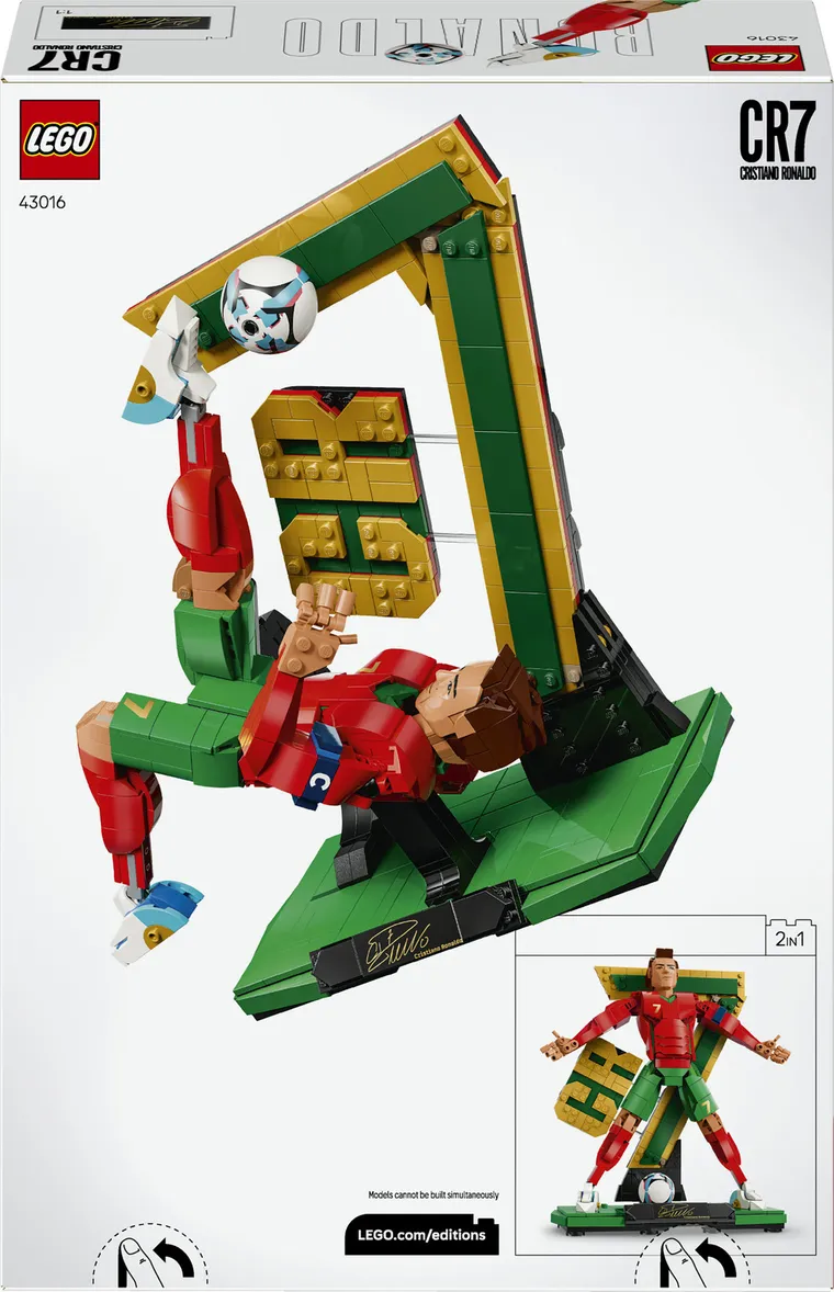 LEGO Editions Football, Cristiano Ronaldo - Legenda a fotbalului, 43016
