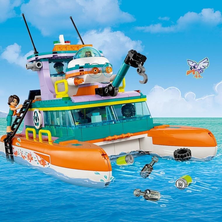 LEGO Friends, Barca de salvare pe mare, 41734
