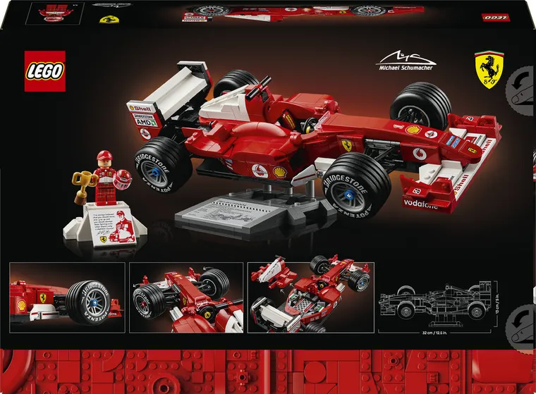 LEGO Icons, Ferrari F2004 si Michael Schumacher, 11375