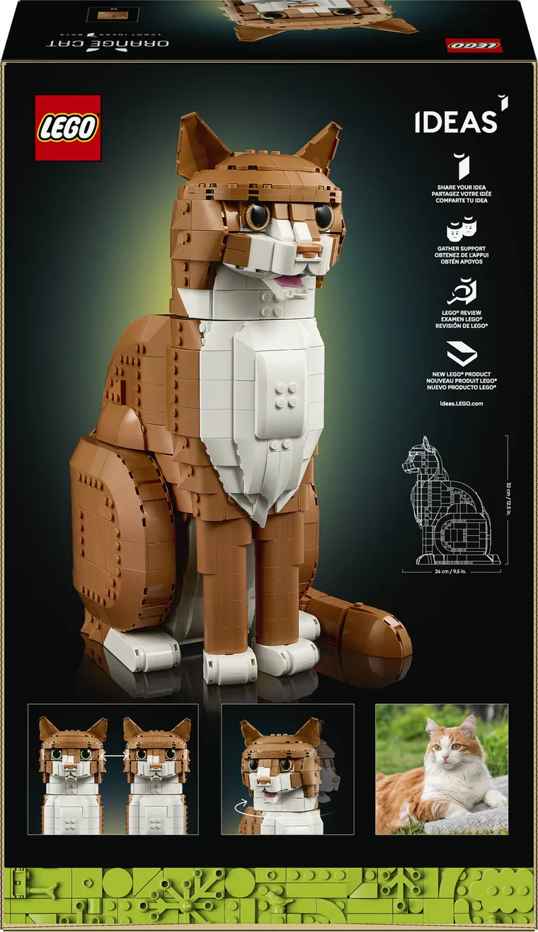 LEGO Ideas, Pisica portocalie, 21376