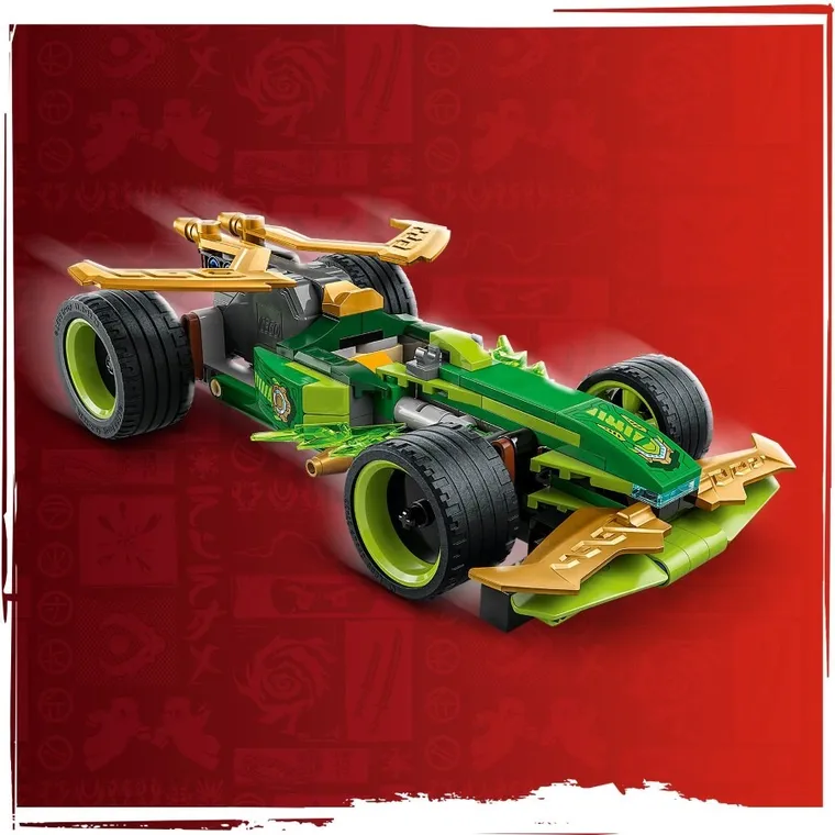 LEGO NINJAGO, Masina de curse cu motor cu arc a lui Lloyd, 71828