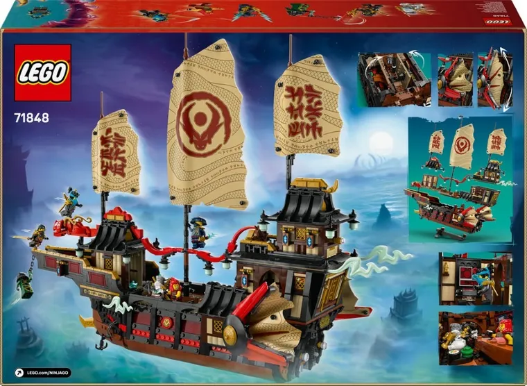 LEGO Ninjago, Nava Bounty a Templului, 71848