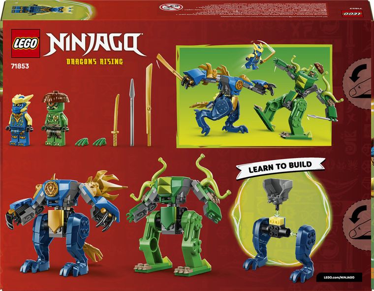 LEGO NINJAGO, Robotul dragon al lui Jay in lupta, 71853