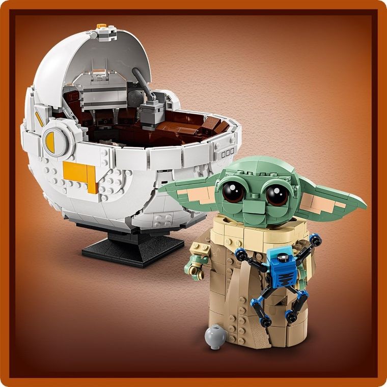 LEGO Star Wars, Grogu cu landoul planor, 75403