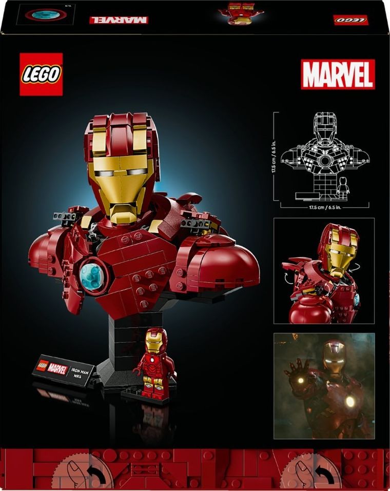LEGO Super Heroes, Bust Iron Man MK4, 76327