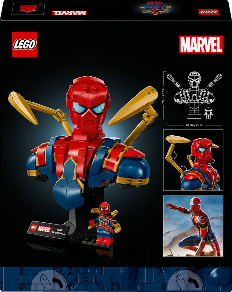 LEGO Super Heroes, Bustul lui Iron Spider-Man, 76326