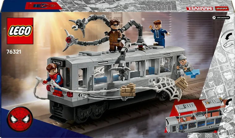 LEGO Super Heroes, Lupta de pe acoperisul trenului dintre Omul-Paianjen si Doc Ock, 76321