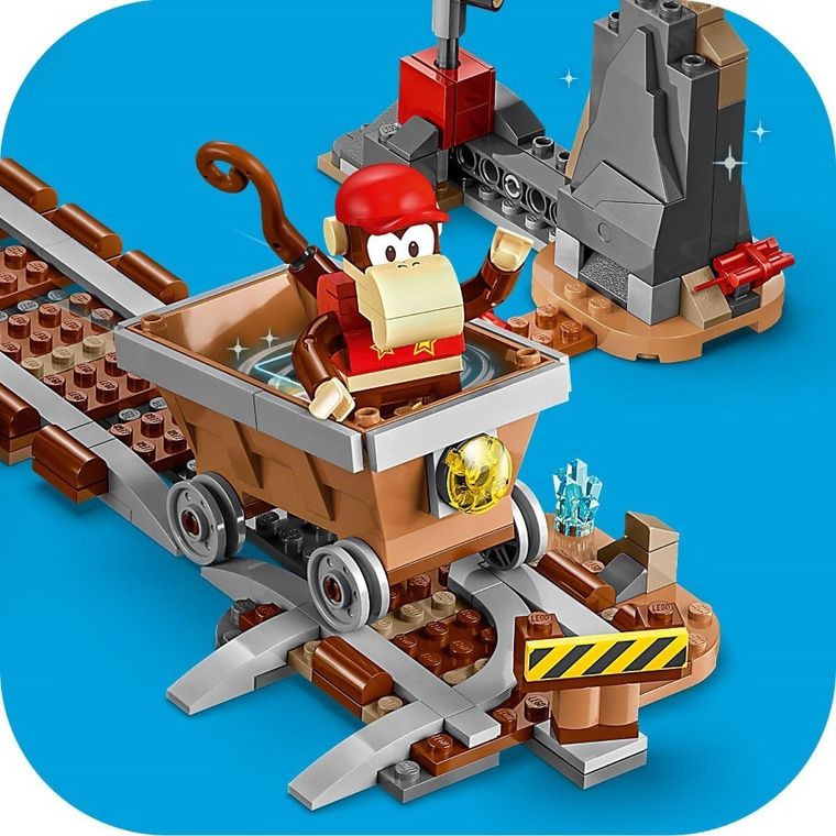 LEGO Super Mario, Set de extindere Plimbarea cu vagonetul minier a lui Diddy Kong, 71425
