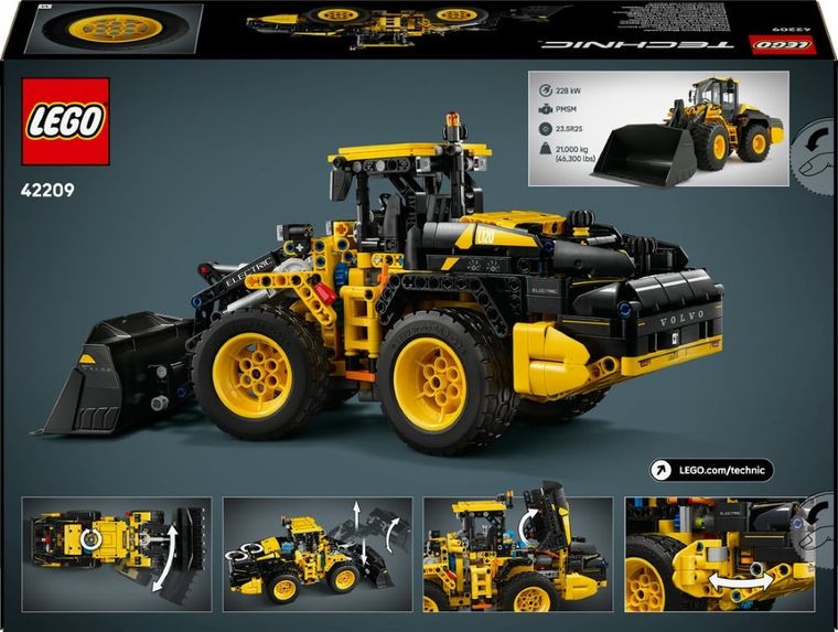 LEGO Technic, Incarcator frontal Volvo L120 Electric, 42209