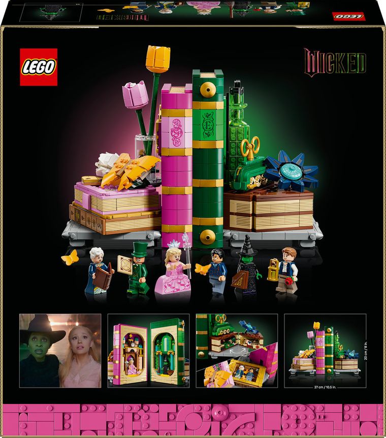 LEGO Wicked, Opritoare de carti Glinda si Elphaba, 75691