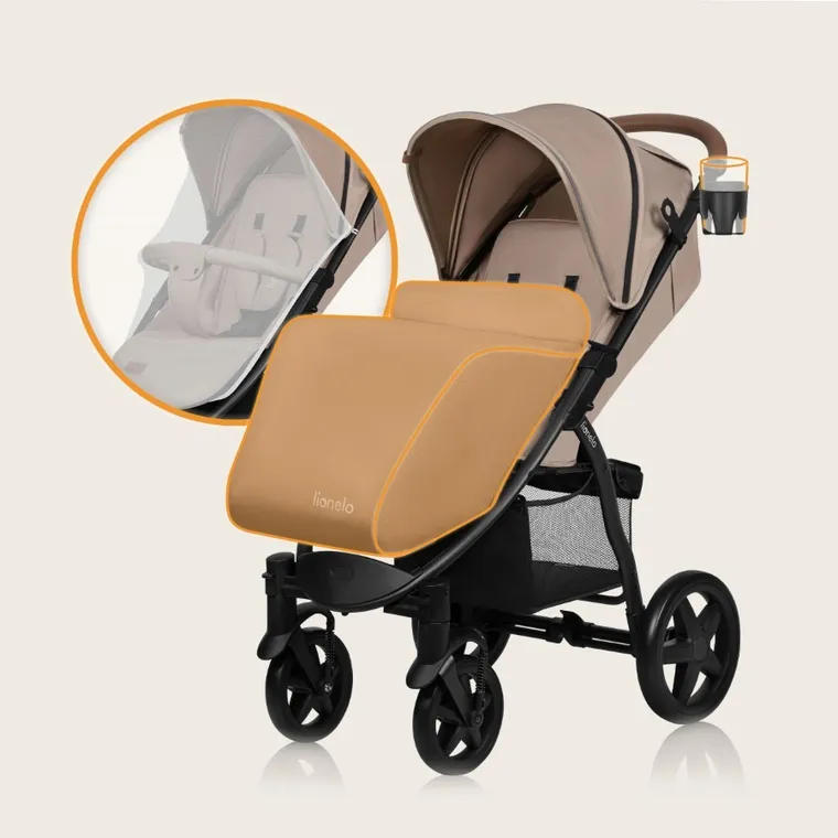 Lionelo, Annet Plus, carucior sport, Beige Sand