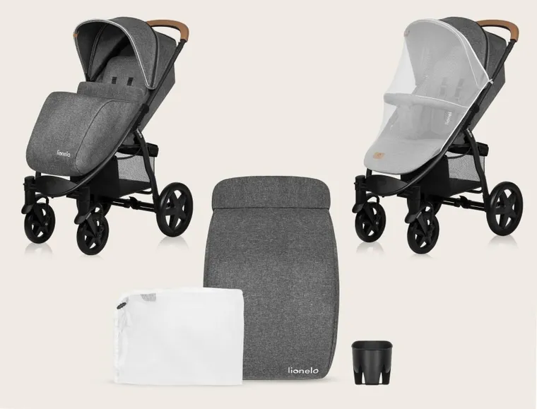 Lionelo, Annet Plus, carucior sport, Stone Caramel