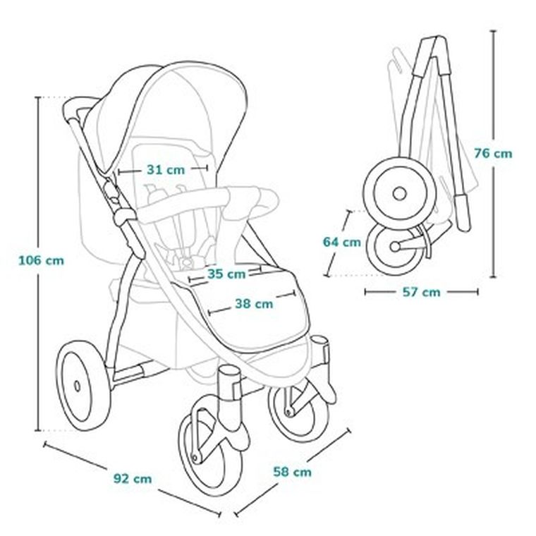 Lionelo, Annet Plus, Golden Moments, carucior sport