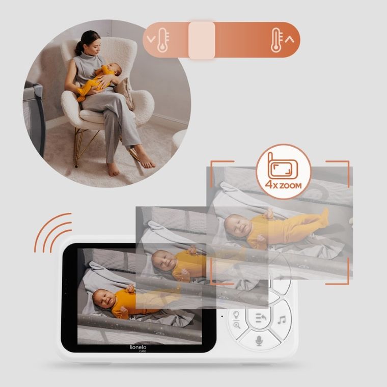 Lionelo, Babyline 3.4, baby monitor