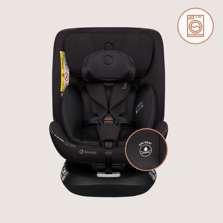 Lionelo, Bastiaan One, scaun auto, Black Carbon, 40-150 cm