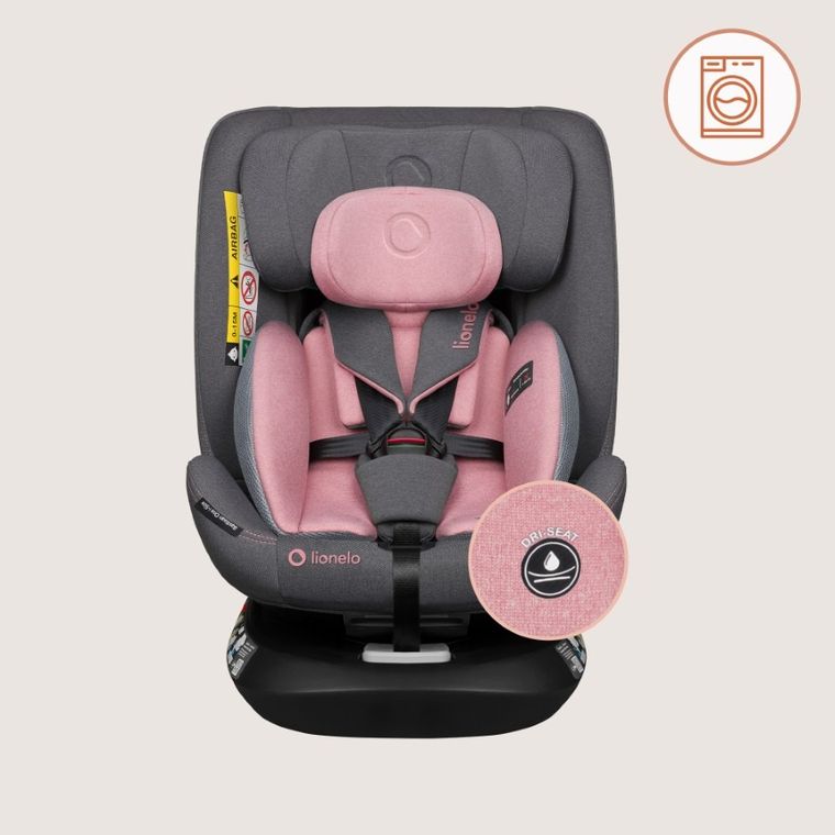 Lionelo, Bastiaan One, scaun auto, Pink Rose, 40-150 cm