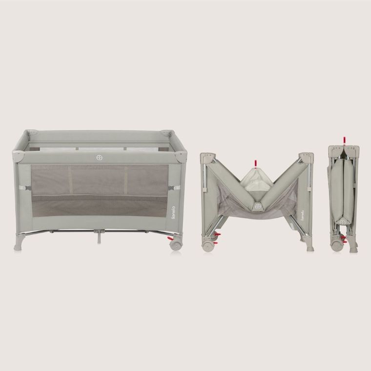 Lionelo, Ellen, patut de calatorie cu extensie mare 3in1, Beige