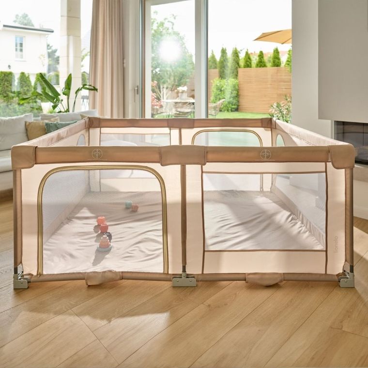 Lionelo, Florence, tarc de joaca pentru copii, Easy Fold, Grey Graphite