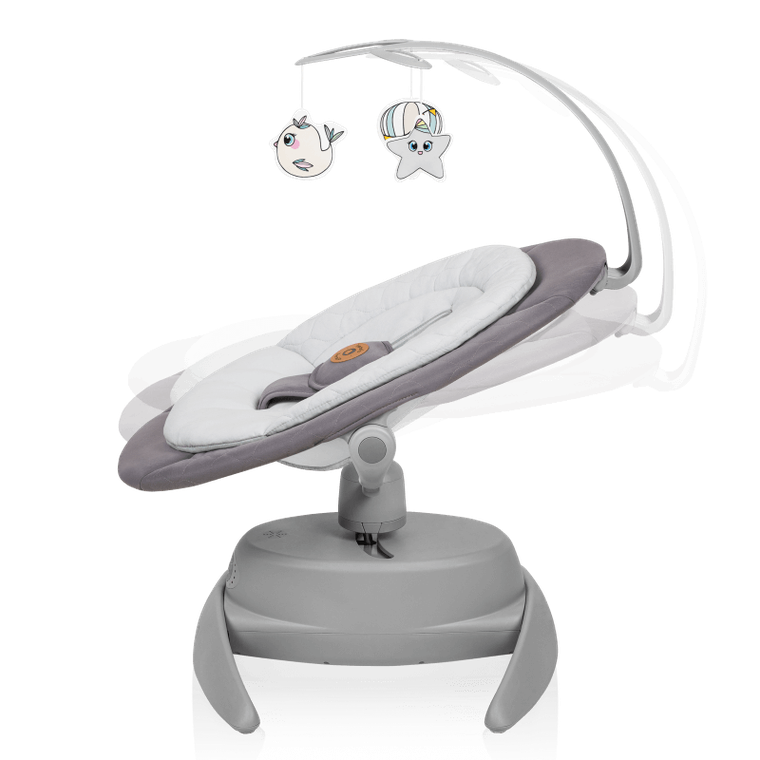Lionelo, Mell, leagan ergonomic, Grey Stone