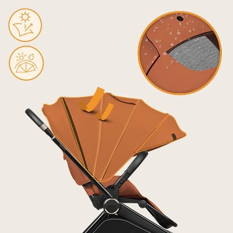 Lionelo, Mika Plus, carucior multifunctional, Brown Rust