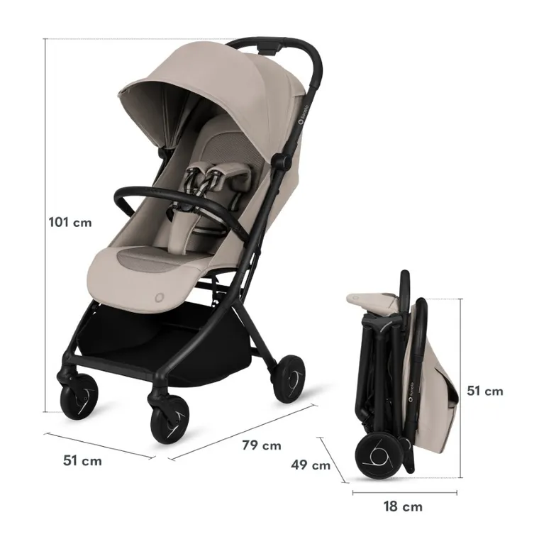 Lionelo, Sia, carucior sport, Beige Sand