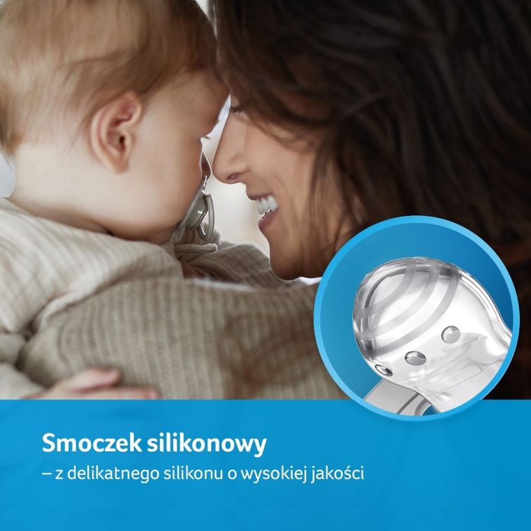 Lovi, Hey Girl, suzeta dinamica din silicon, 6-18 luni, 2 buc.