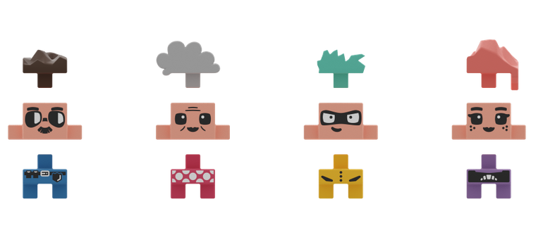 Marioinex, Mini Waffle, City, Strada, set de constructie, 280 piese