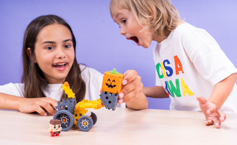 Marioinex, Mini Waffle, Fermier, set de constructie, 50 piese