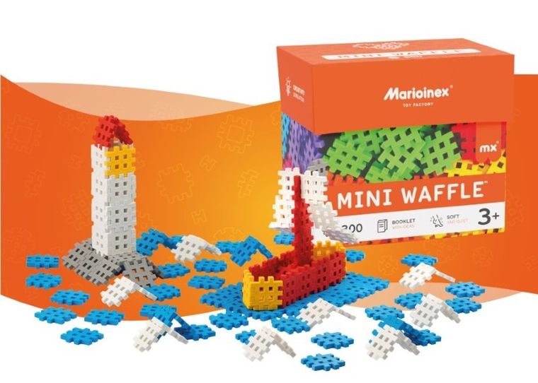 Marioinex, Mini Waffle, set de constructie, 300 piese