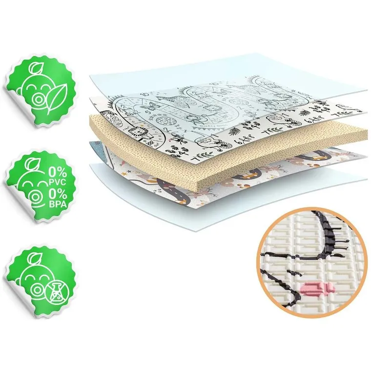 Nukido, covoras, tatami pliabil din spuma, 200-150-1 cm