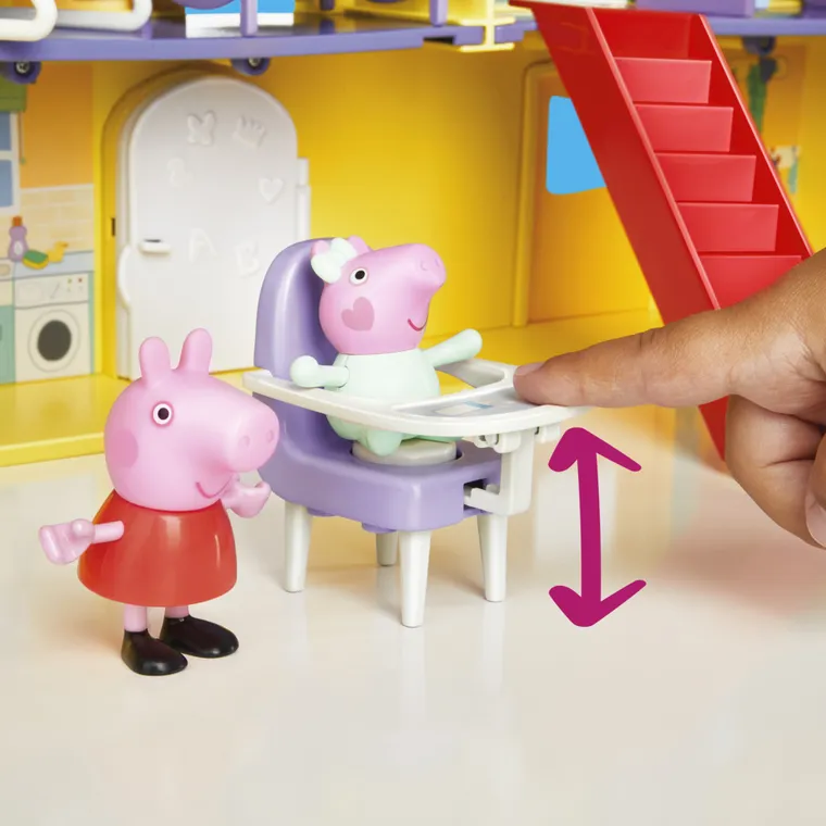 Peppa Pig, Big Peppa Family House, set de joaca cu figurine si accesorii
