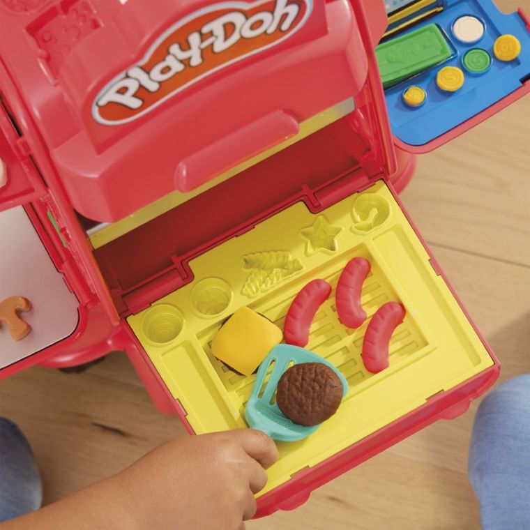 Play-Doh, Pizza delivery scooter, set creativ cu plastilina