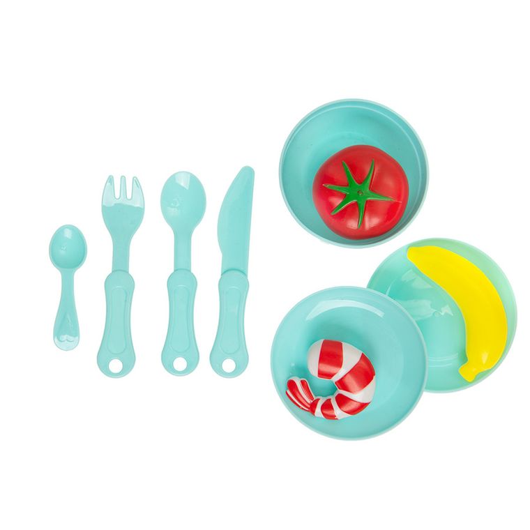 Smiki, bucatarie pentru copii cu accesorii, lumini si sunete