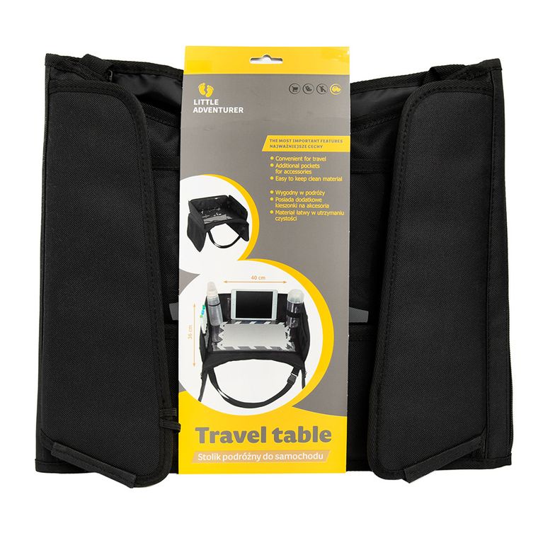 Smiki, masuta auto de calatorie, negru