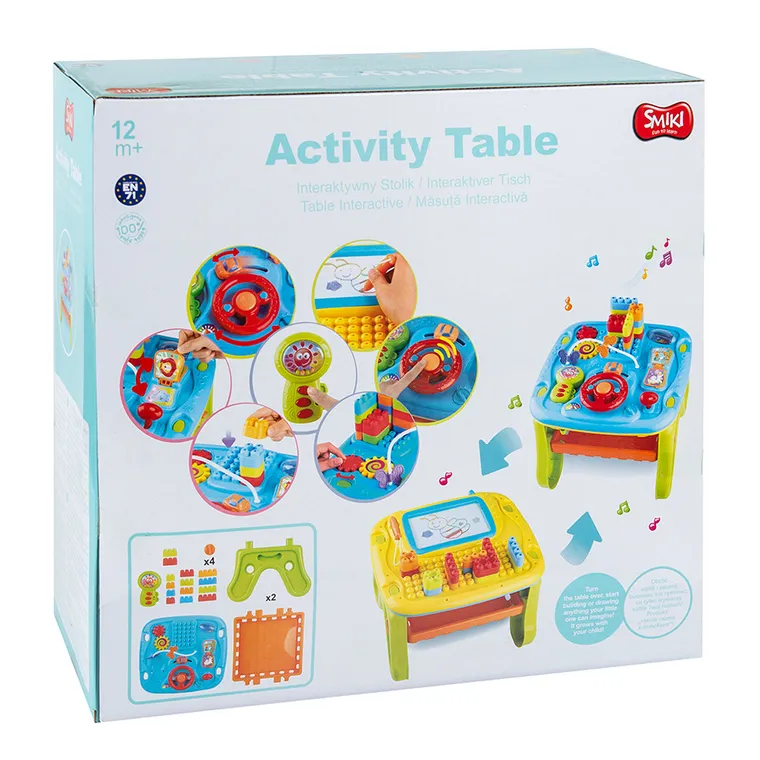 Smiki, masuta interactiva, blat cu doua fete